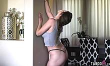 this milf spots dancing teen and dives into her pussy for licks