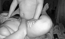 Chubby curvy amateur gets fucked hard by fat lover