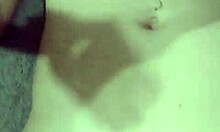 Latina Wife Undresses Solo Revealing Natural Tits Nipples and Curvy Body Close Up