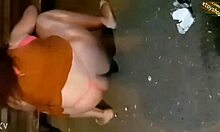 cam girl shoves bottle deep into her big juicy ass