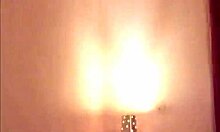 Sexy Old Wife in Black Gold Thong Bent Over for Rough Doggystyle Handjob!