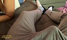 intriguing truth or dare tempts adriana maya's big booty stepsis