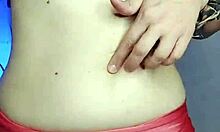 hey gym trainer's belly fetish got me 😍 close-up navel play and domination tease 💦