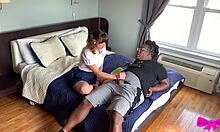 daddy's pigtail slut chokes on bbc in hardcore school roleplay