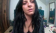 horny pantyhose slut rips clothes dances masturbates curvy latina body