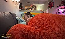 intriguing truth or dare tempts adriana maya's big booty stepsis