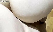 Fucked Blonde Neighbor Bent Over Kitchen Counter Doggystyle Heels On Wet Pussy