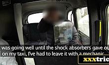 Taxi breaks down leading to foursome busty british milfs deepthroat big cocks