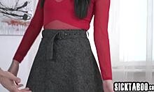 Whoa, horny asian teen miyabi deepthroats kai taylor's monster cock!