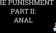 slave whore endures anal punishment with toys and pain domination