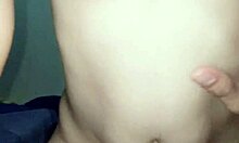 asian teen orgasms hard on vibrator creampie