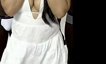 Slutty wife digs anal toys in this sheer page preview