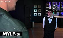 imagine sharing freeuse milf double penetration at restaurant desk