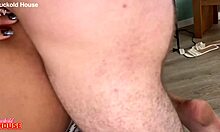 Chubby tattooed bbw wife films bent over threesome doggystyle for cuck hubby