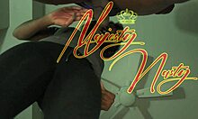 petite ebony babe's tight wet pussy gets super creamy from deepthroat and fucking
