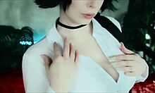 Lady dmc cosplay brunette teen wet pussy creampie after divine blowjob and doggystyle pounding