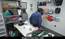 Watch me beg officer to fuck handcuffed emma's tight ass rough in shoplifter bust