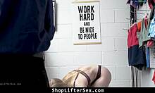 Watch me beg officer to fuck handcuffed emma's tight ass rough in shoplifter bust