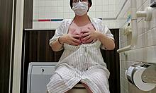 Toilet Masturbation Tempts Chubby Japanese Wife Into Secret Self-Pleasure