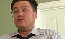 Amateur tattooed babe bends over for deepthroat doggystyle anal in sneakers