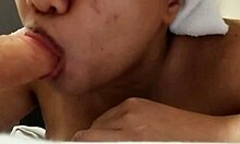 Chubby Filipina's Daring Dildo Dare on Her Big Busty Boobs