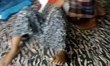 Desi house owner threesome with big black cock pounding