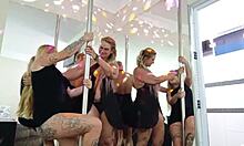 Aunt and Niece Blondes Shake Big Asses and Rub Tits in Steamy Lesbian Party!