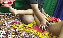 Indian Wife Gets Fingered Hard By Big Black Cock In TV Serial Group Fuck