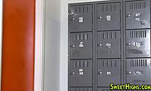 yo this cum drenched teen just turned 18 and she's soaked from head to toe