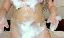 sister's bf spies foamy bath then fucks me unbelievable!!
