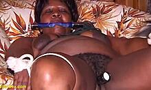 b african bbw learns fetish whipping with big nipples hairy pussy and plump ass bound