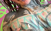 imagine her teasing shaved pussy then ripping clothes for wild dildo ride