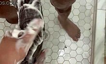 whoa stepdaughter sneaks in shower for tight pussy ride on stepdad pov!
