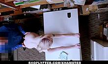 shoplifting teen 18+ sucks and fucks security guard's monster cock to get away 😈🍆