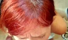 Squirting Cum Drowns Naughtiest Redhead's Humiliated Face