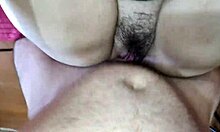watch this curious milf goddess spread her hairy wet pussy for monster cock pounding!