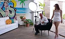 BTS Faplex Casting: Sexy Teen Akina Asmus Devours Leo Casanova's Monster Cock