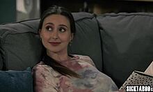 Big titted leana lovings tempts big ass laney grey into steamy threesome