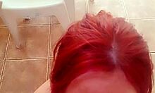 Redhead MARRIED SLUT FUCKS Lover Bareback OUTDOORS While Cuck Husband Works