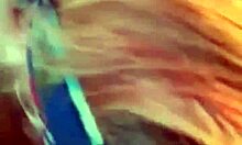 blindfolded and gagging on this huge bbc, neighbor milf takes sloppy face fuck