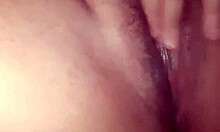 watch my tiny foreskin cock cum while girlfriend masturbates her juicy pussy