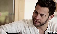 Naive Babysitter Teen Fulfills Kinky Couple's Taboo Threesome Wishes With Big Cocks