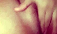watch my tiny foreskin cock cum while girlfriend masturbates her juicy pussy