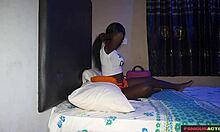 Nasty Stepsister Toys Her Big Tits Pussy with Dildo Then Rides Neighbor's Huge Black Cock Outdoor
