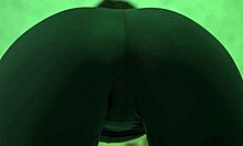 Hear these blowjob slurps over her puffy yoga pants pussy in 69?