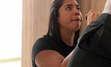 Stepfather's BBC Sucked Deep By Horny Stepdaughter