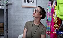 big ass military thief in thongs caught by cop bends over to sing his rough song