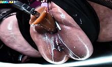 imagine your horny mature godmama begging for huge dildo in her hairy wet cunt