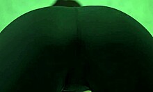 Hear these blowjob slurps over her puffy yoga pants pussy in 69?