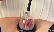 hey first time pumping my pussy it swelled up huge and i came so freaking hard eva myst